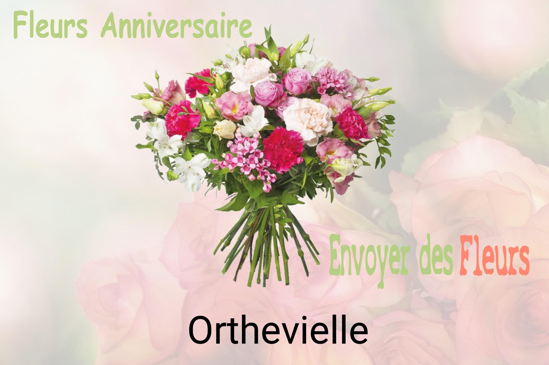 Bouquet de fleurs d’anniversaire livré à Orthevielle